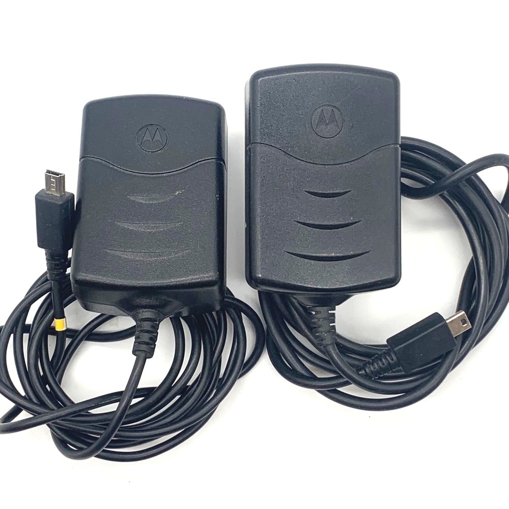 Motorola Mini-USB Wall Charger 2 Pack OEM DCH4-050MV-0301 FMP5202A 5V 850mA